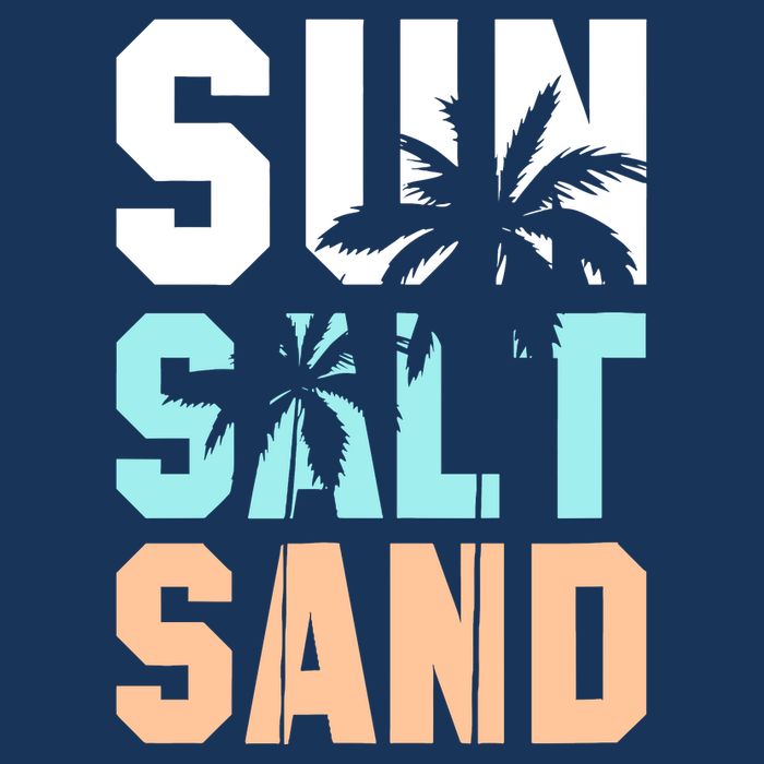 Life Is Better At The Beach Vacation Sun Salt Sand Drawstring Bag