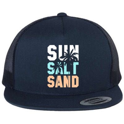 Life Is Better At The Beach Vacation Sun Salt Sand Flatbill Hat