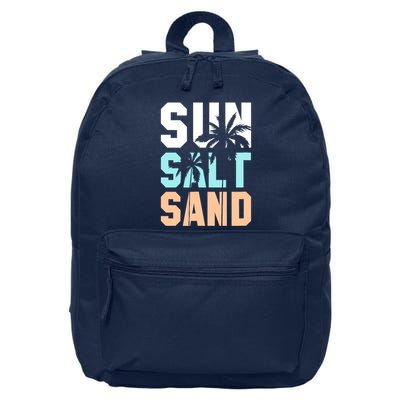 Life Is Better At The Beach Vacation Sun Salt Sand 16 in Basic Backpack