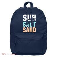 Life Is Better At The Beach Vacation Sun Salt Sand 16 in Basic Backpack