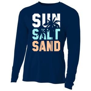 Life Is Better At The Beach Vacation Sun Salt Sand Cooling Performance Long Sleeve Crew