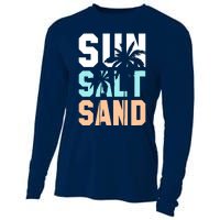 Life Is Better At The Beach Vacation Sun Salt Sand Cooling Performance Long Sleeve Crew