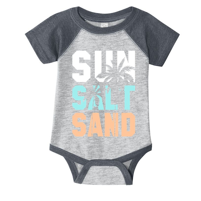 Life Is Better At The Beach Vacation Sun Salt Sand Infant Baby Jersey Bodysuit