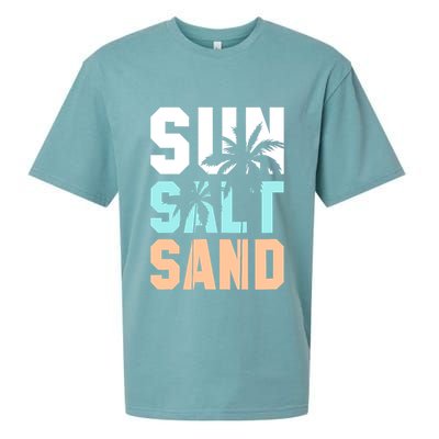 Life Is Better At The Beach Vacation Sun Salt Sand Sueded Cloud Jersey T-Shirt