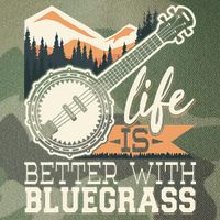 Life Is Better With Bluegrass Banjo Player Musician Legacy Tie Dye Trucker Hat