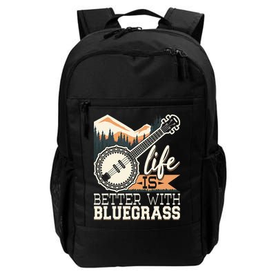 Life Is Better With Bluegrass Banjo Player Musician Backpack
