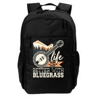 Life Is Better With Bluegrass Banjo Player Musician Backpack