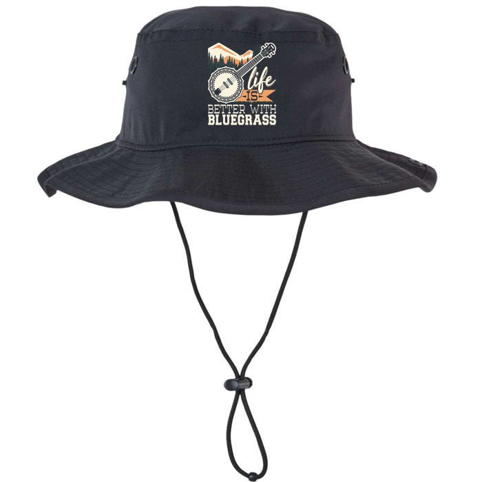 Life Is Better With Bluegrass Banjo Player Musician Bucket Hat