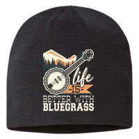 Life Is Better With Bluegrass Banjo Player Musician Sustainable Beanie