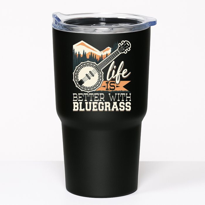 Life Is Better With Bluegrass Banjo Player Musician Tumbler