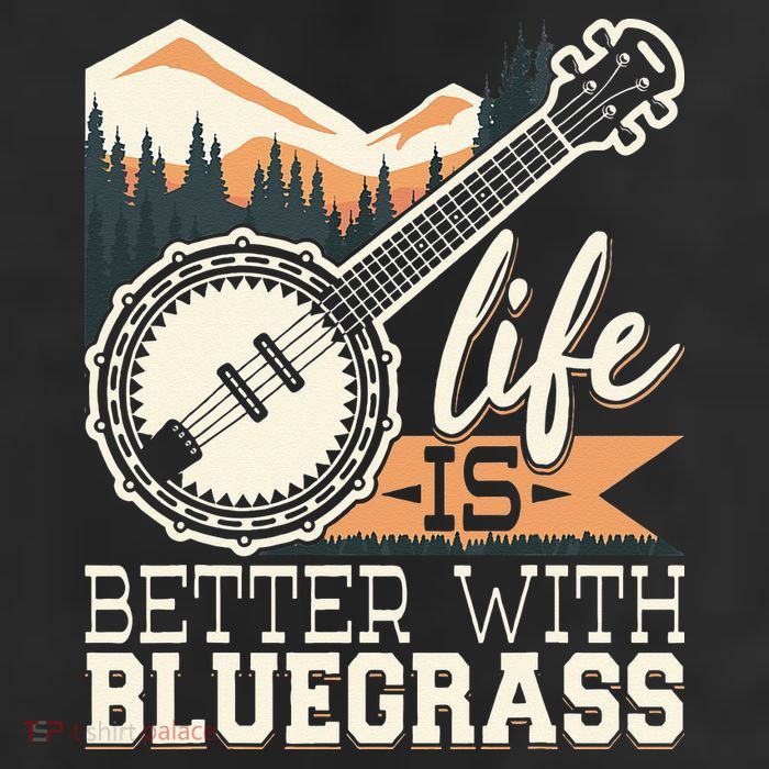 Life Is Better With Bluegrass Banjo Player Musician Trucker Hat