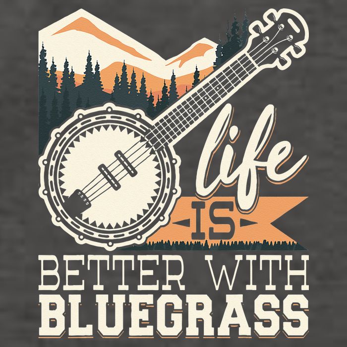 Life Is Better With Bluegrass Banjo Player Musician Vector Backpack