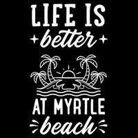 Life Is Better At Myrtle Beach Matching Family Spring Trip Gift Bucket Hat