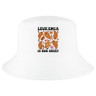 Leukemia Is Boo Sheet Leukemia Cancer Awareness Cool Comfort Performance Bucket Hat