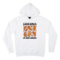 Leukemia Is Boo Sheet Leukemia Cancer Awareness Hoodie