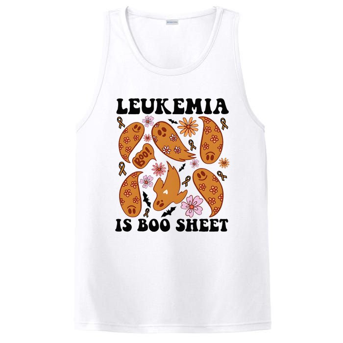 Leukemia Is Boo Sheet Leukemia Cancer Awareness PosiCharge Competitor Tank