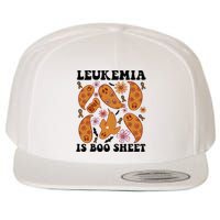 Leukemia Is Boo Sheet Leukemia Cancer Awareness Wool Snapback Cap