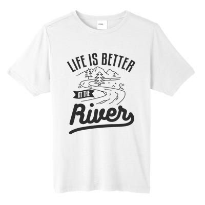 Life Is Better At The River Camping Motorhome Camp Camper Tall Fusion ChromaSoft Performance T-Shirt