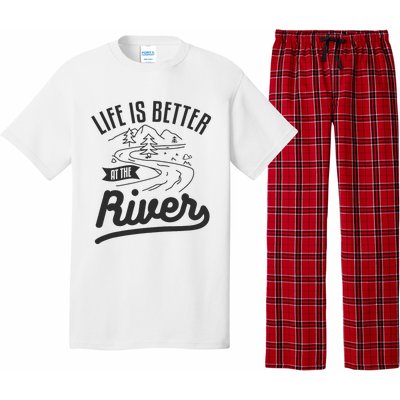 Life Is Better At The River Camping Motorhome Camp Camper Pajama Set