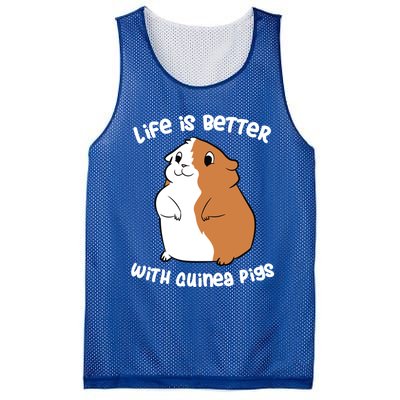 Life Is Better With A Guinea Pig Love Guinea Pigs Funny Gift Mesh Reversible Basketball Jersey Tank