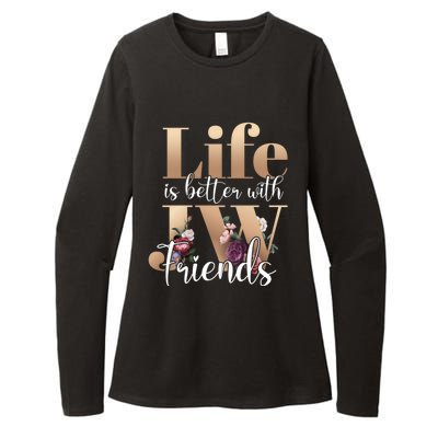 Life Is Better With Jw Friends Funny Gift Womens CVC Long Sleeve Shirt