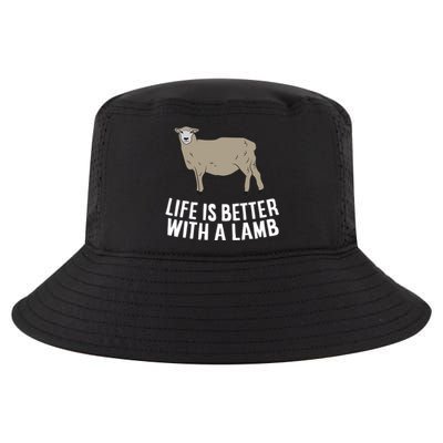 Life Is Better With A Lamb Cute Lamb Farmer Gift Cool Comfort Performance Bucket Hat