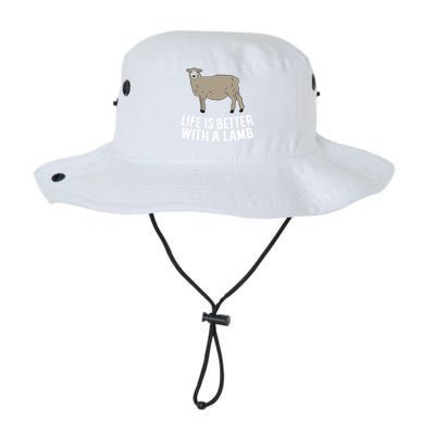 Life Is Better With A Lamb Cute Lamb Farmer Gift Legacy Cool Fit Booney Bucket Hat