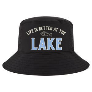 Life Is Better At The Lake Cool Comfort Performance Bucket Hat