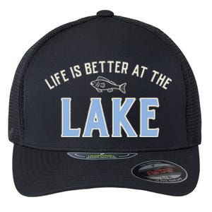 Life Is Better At The Lake Flexfit Unipanel Trucker Cap