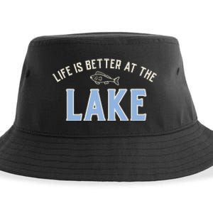 Life Is Better At The Lake Sustainable Bucket Hat