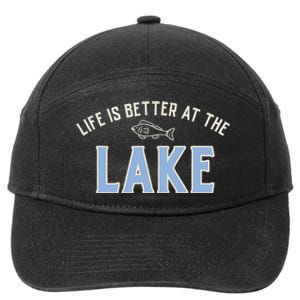 Life Is Better At The Lake 7-Panel Snapback Hat