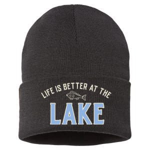 Life Is Better At The Lake Sustainable Knit Beanie