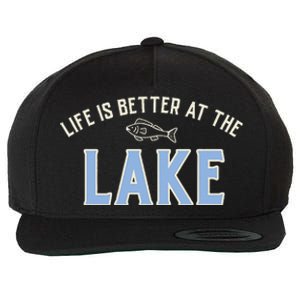 Life Is Better At The Lake Wool Snapback Cap