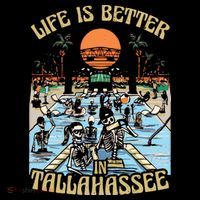Life Is Better In Tallahassee Hooded Wearable Blanket