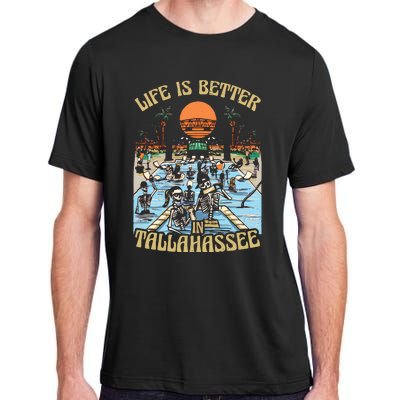 Life Is Better In Tallahassee Adult ChromaSoft Performance T-Shirt