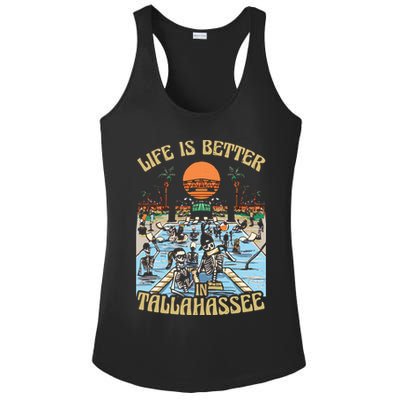 Life Is Better In Tallahassee Ladies PosiCharge Competitor Racerback Tank
