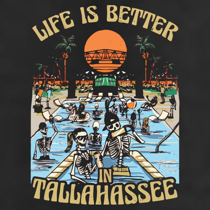 Life Is Better In Tallahassee 25L Jumbo Tote