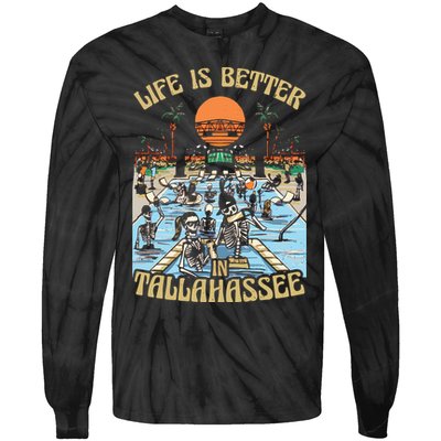 Life Is Better In Tallahassee Tie-Dye Long Sleeve Shirt