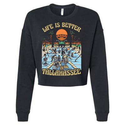 Life Is Better In Tallahassee Cropped Pullover Crew