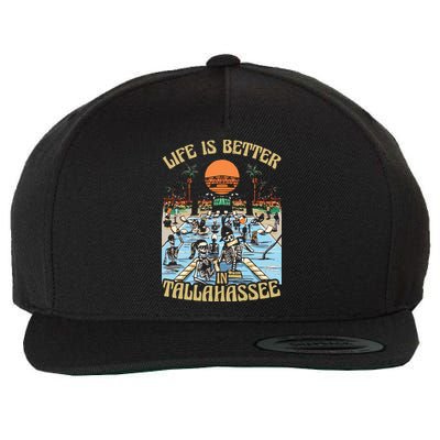 Life Is Better In Tallahassee Wool Snapback Cap