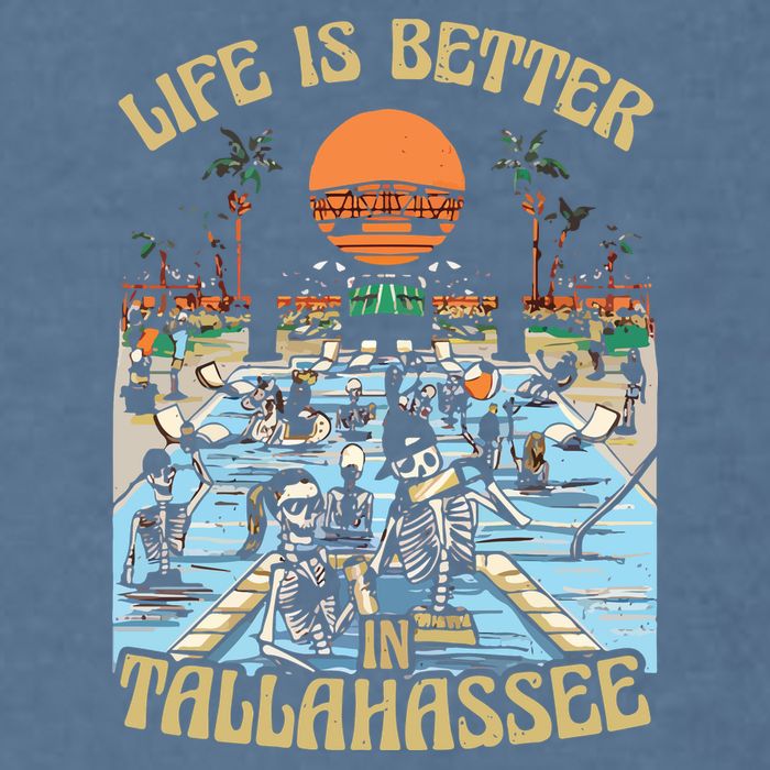 Life Is Better In Tallahassee Garment-Dyed Sweatshirt