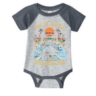 Life Is Better In Tallahassee Infant Baby Jersey Bodysuit