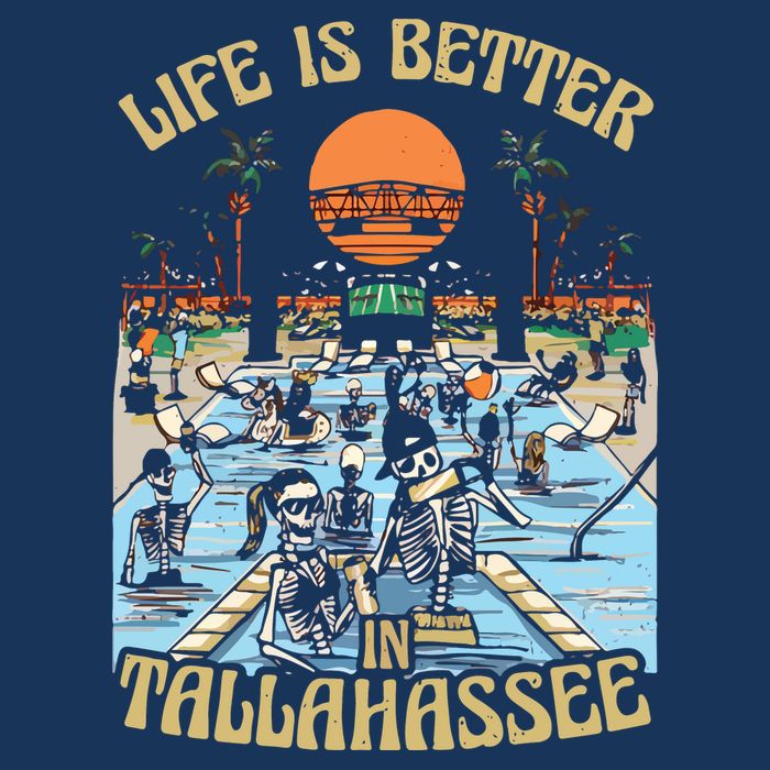 Life Is Better In Tallahassee Infant Baby Jersey Bodysuit