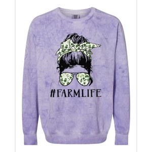 Life Is Better On The Farm Cute Animals Country Farmer Colorblast Crewneck Sweatshirt