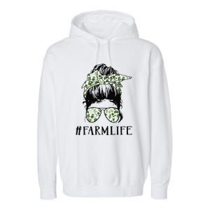 Life Is Better On The Farm Cute Animals Country Farmer Garment-Dyed Fleece Hoodie