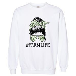 Life Is Better On The Farm Cute Animals Country Farmer Garment-Dyed Sweatshirt