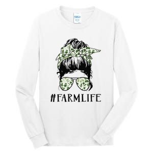 Life Is Better On The Farm Cute Animals Country Farmer Tall Long Sleeve T-Shirt