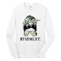 Life Is Better On The Farm Cute Animals Country Farmer Tall Long Sleeve T-Shirt