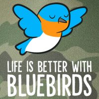 Life Is Better With Bluebirds Premium Legacy Tie Dye Trucker Hat
