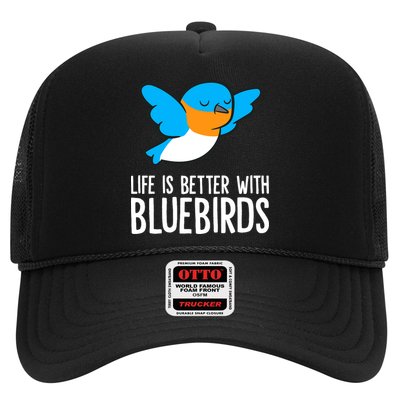 Life Is Better With Bluebirds Premium Trucker Hat